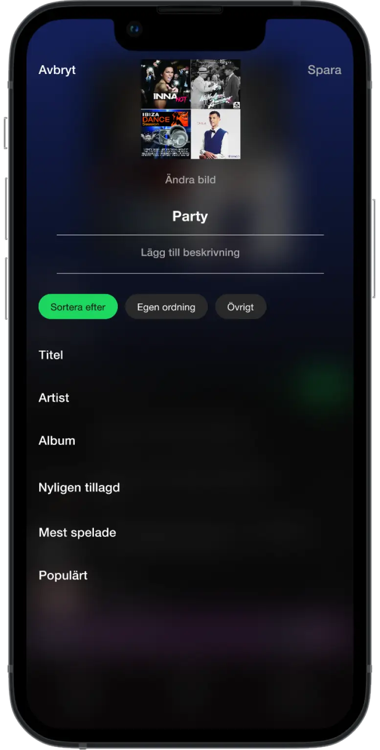 iPhone mockup of my Two stage edit concept