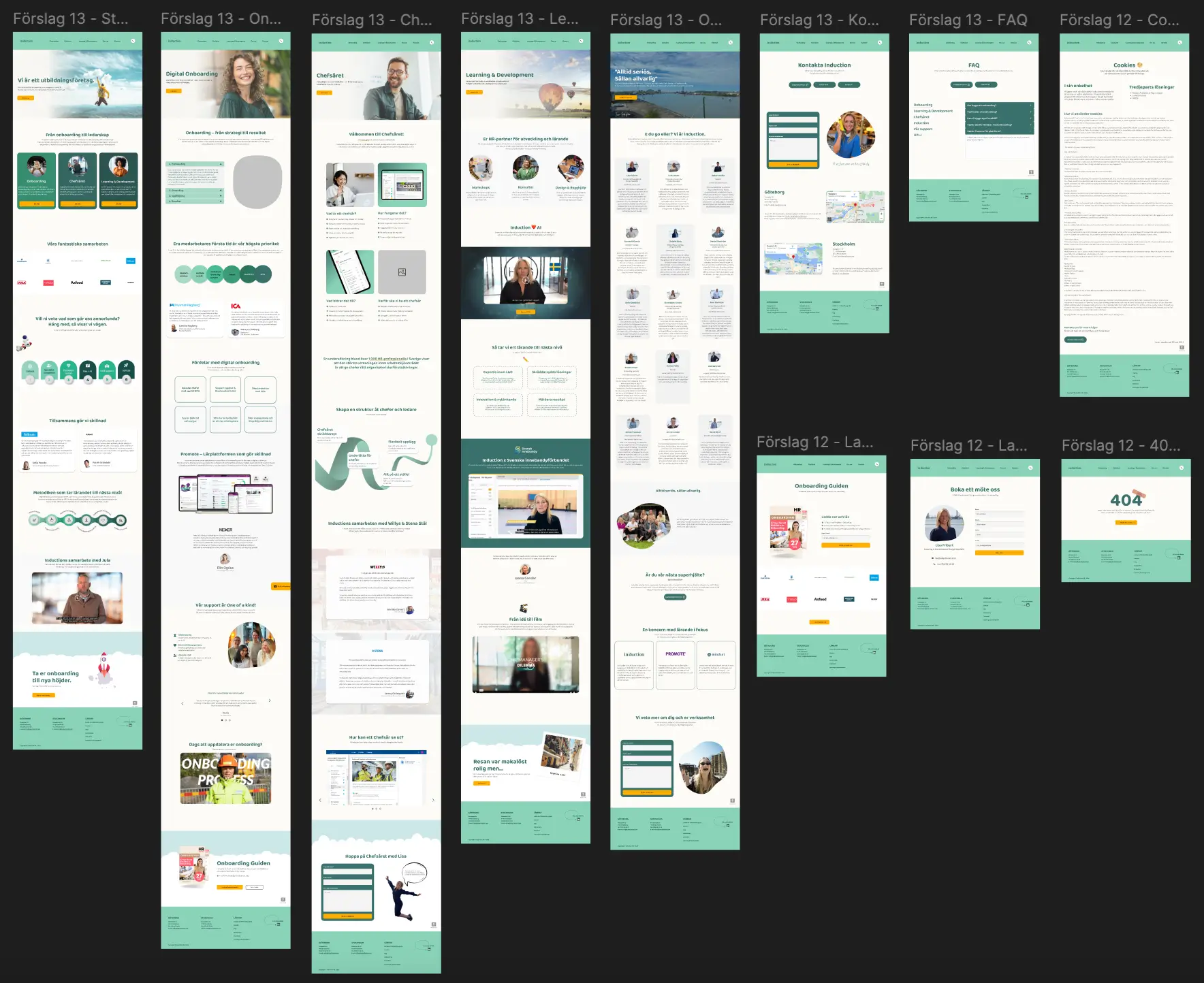 Screenshot in Figma of my last iteration in a high-fidelity prototype